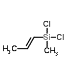 CAS 登录号：18142-37-5， 二氯(甲基)(1E)-1-丙烯-1-基硅烷