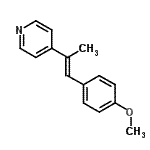 CAS#: 18150-13-5, 4-[(1E)-1-(4-Methoxyphenyl)-1-Propen-2-Yl]Pyridine
