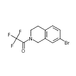 CAS 登录号:181514-35-2, 1-(7-溴-3,4-二氢-2(1H)-异喹啉基)-2,2,2-三氟乙烷酮