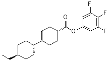 CAS 登录号:181943-55-5, 3,4,5-三氟苯基(1R,1'R,4S,4'S)-4'-乙基-1,1'-联(环己基)-4-羧酸酯