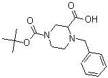 CAS 登录号：181956-25-2， 4-(苯基甲基)-1,3-哌嗪二羧酸 1-叔丁酯
