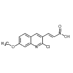 CAS#: 182050-29-9, 2-Chloro-7-Methoxy-3-[(E)-2-Nitrovinyl]Quinoline