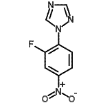 CAS#: 182060-01-1, 1-(2-Fluoro-4-Nitrophenyl)-1H-1,2,4-Triazole