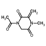 CAS#: 182067-87-4, 1-Acetyl-4-Methyl-3-Methylene-2,5-Piperazinedione