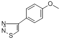 CAS#: 18212-22-1, 4-(4-Methoxyphenyl)-1,2,3-Thiadiazole