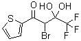 CAS 登录号：182131-50-6， 2-溴-4,4,4-三氟-3,3-二羟基-1-(2-噻吩基)-1-丁酮