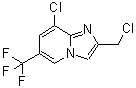CAS#: 182181-31-3, 8-Chloro-2-(Chloromethyl)-6-(Trifluoromethyl)Imidazo[1,2-a]Pyridine