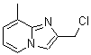 CAS 登录号：182181-42-6， 2-(氯甲基)-8-甲基咪唑并[1,2-a]吡啶