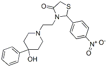 CAS 登录号：182188-88-1， 3-[2-(4-羟基-4-苯基哌啶-1-基)乙基]-2-(4-硝基苯基)-1,3-噻唑烷-4-酮