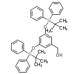 CAS#: 182250-70-0, (3,5-Bis{[(2-Methyl-2-Propanyl)(Diphenyl)Silyl]Oxy}Phenyl)Methanol