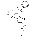 CAS#: 182257-99-4, Ethyl 8-(Phenylsulfonyl)-1,8-Dihydropyrrolo[2,3-b]Indole-2-Carboxylate