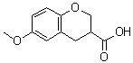 CAS 登录号：182570-26-9， 6-甲氧基-3-色满羧酸