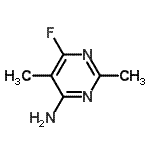 CAS#: 18260-68-9, 6-Fluoro-2,5-Dimethyl-4-Pyrimidinamine