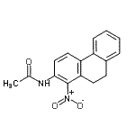 CAS 登录号：18264-80-7， N-(1-硝基-9,10-二氢-2-菲基)乙酰胺