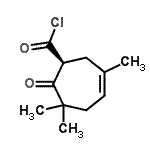 CAS 登录号：182695-00-7， (1S)-3,6,6-三甲基-7-氧代-3-环庚烯-1-甲酰氯