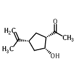 CAS 登录号：182700-04-5， 1-[(1S,2R,4R)-2-羟基-4-异丙烯基环戊基]乙酮