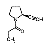 CAS 登录号：182754-33-2， 1-[(2S)-2-乙炔基-1-吡咯烷基]-1-丙酮