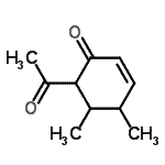 CAS 登录号：182866-49-5， 6-乙酰基-4,5-二甲基-2-环己烯-1-酮