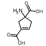 CAS#: 182888-98-8, 1-Amino-3-Cyclopentene-1,3-Dicarboxylic Acid