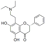 CAS 登录号:183051-60-7, (2S)-8-(2-二乙基氨基乙基)-5,7-二羟基-2-苯基色满-4-酮