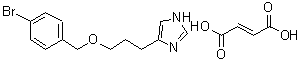 CAS#: 183155-85-3, 4-{3-[(4-Bromobenzyl)Oxy]Propyl}-1H-Imidazole (2E)-2-Butenedioate (1:1)