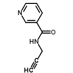 CAS 登录号：18327-30-5， N-(2-丙炔-1-基)烟酰胺