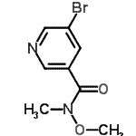 CAS 登录号：183608-47-1， 5-溴-N-甲氧基-N-甲基烟酰胺