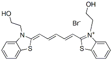 CAS#: 18371-33-0, 3-(2-Hydroxyethyl)-2-[5-[3-(2-Hydroxyethyl)-3H-Benzothiazol-2-Ylidene]Penta-1,3-Dienyl]Benzothiazolium Bromide