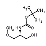 CAS 登录号：183793-49-9， 叔-丁基N-[(1R)-1-(羟基甲基)-2-甲氧基-乙基]氨基甲酸酯