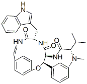 CAS#: 18397-13-2, (S)-2-Dimethylamino-N-[(3R,4S,7S)-7-(1H-Indol-3-Ylmethyl)-5,8-Dioxo-3-Phenyl-2-Oxa-6,9-Diazabicyclo[10.2.2]Hexadeca-10,12,14(1),15-Tetren-4-Yl]-3-Methylbutanamide