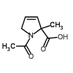 CAS#: 183998-33-6, 1-Acetyl-2-Methyl-2,5-Dihydro-1H-Pyrrole-2-Carboxylic Acid