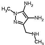 CAS#: 184173-24-8, 1-Methyl-3-[(Methylamino)Methyl]-1H-Pyrazole-4,5-Diamine