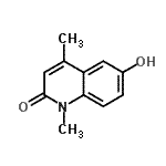 CAS 登录号：1843-88-5， 6-羟基-1,4-二甲基-2(1H)-喹啉酮