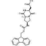 CAS 登录号：184700-26-3， [(3S,7S,8aS)-7-{[(9H-芴-9-基甲氧基)羰基]氨基}-1,4-二氧代八氢吡咯并[1,2-a]吡嗪-3-基]乙酸