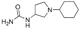 CAS 登录号：18471-33-5， (1-环己基-3-吡咯烷基)脲