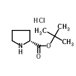 CAS#: 184719-80-0, 2-Methyl-2-Propanyl D-Prolinate Hydrochloride (1:1)
