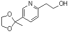 CAS 登录号：184766-50-5， 2-[5-(2-甲基-1,3-二氧戊环-2-基)-2-吡啶基]乙醇
