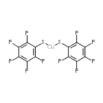 CAS#: 18504-19-3, Bis[(2,3,4,5,6-Pentafluorophenyl)Sulfanyl]Copper