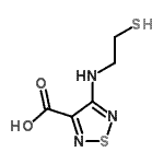 CAS#: 185116-26-1, 4-[(2-Sulfanylethyl)Amino]-1,2,5-Thiadiazole-3-Carboxylic Acid