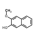 CAS 登录号：18515-11-2， 3-甲氧基-2-萘酚