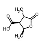 CAS 登录号：185246-60-0， (2S,3S,4S)-2,4-二甲基-5-氧代四氢-3-呋喃羧酸