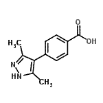 CAS#: 185252-69-1, 4-(3,5-Dimethyl-1H-Pyrazol-4-Yl)Benzoic Acid