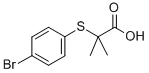 CAS#: 18527-16-7, 2-[(4-Bromophenyl)Thio]-2-Methyl-Propanoic Acid