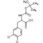 CAS#: 185321-62-4, 3,4-Dichloro-N-{[(2-Methyl-2-Propanyl)Oxy]Carbonyl}Phenylalanine