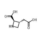 CAS 登录号：185387-34-2， (2R,3R)-3-(羧甲基)-2-吖丁啶羧酸