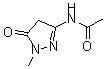 CAS#: 185451-37-0, N-(4,5-Dihydro-1-Methyl-5-Oxo-1H-Pyrazol-3-Yl)-Acetamide