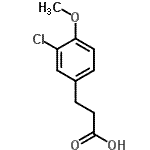 CAS#: 1857-56-3, 3-(3-Chloro-4-Methoxyphenyl)Propanoic Acid