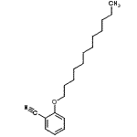 CAS 登录号：186029-18-5， 2-(十二烷氧基)苯甲腈