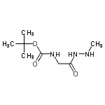 CAS#: 186032-80-4, 2-Methyl-2-Propanyl [2-(2-Methylhydrazino)-2-Oxoethyl]Carbamate