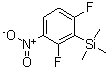 CAS 登录号：186315-85-5， 1,3-二氟-4-硝基-2-(三甲基硅烷基)-苯